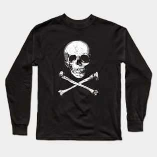 Skull And Crossbones Long Sleeve T-Shirt